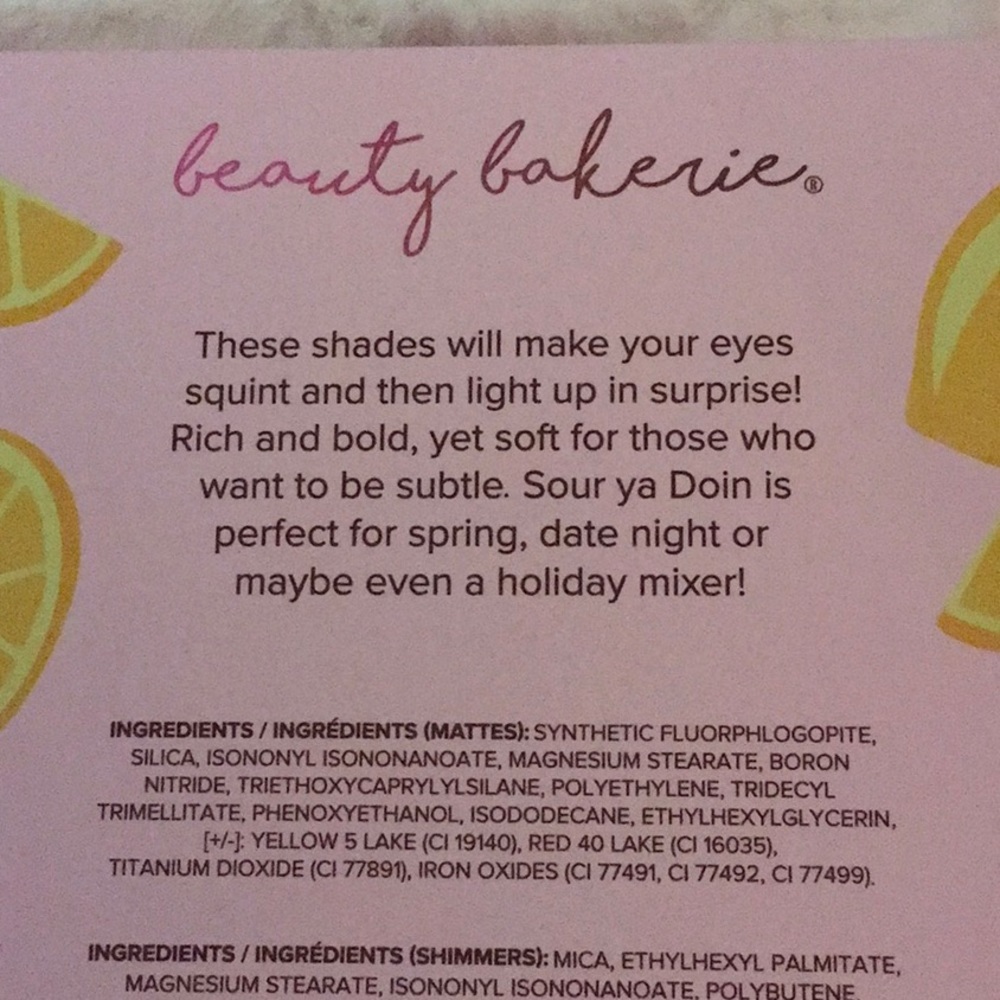 BEAUTY BAKERY Sour Ya Doin’ Eyeshadow Palette - Picture 5 of 5